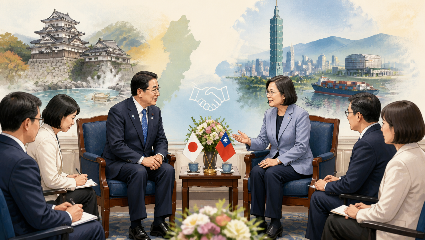 副總統蕭美琴接見大分縣知事 盼深化臺日經貿與人民交流