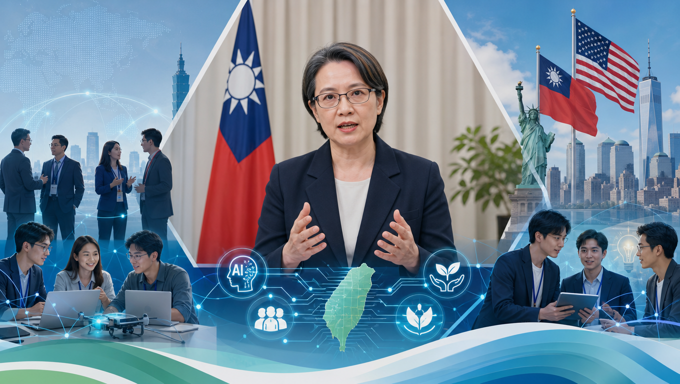 蕭美琴副總統錄影致詞北美台灣科技年會 盼深化臺美人才與新創交流