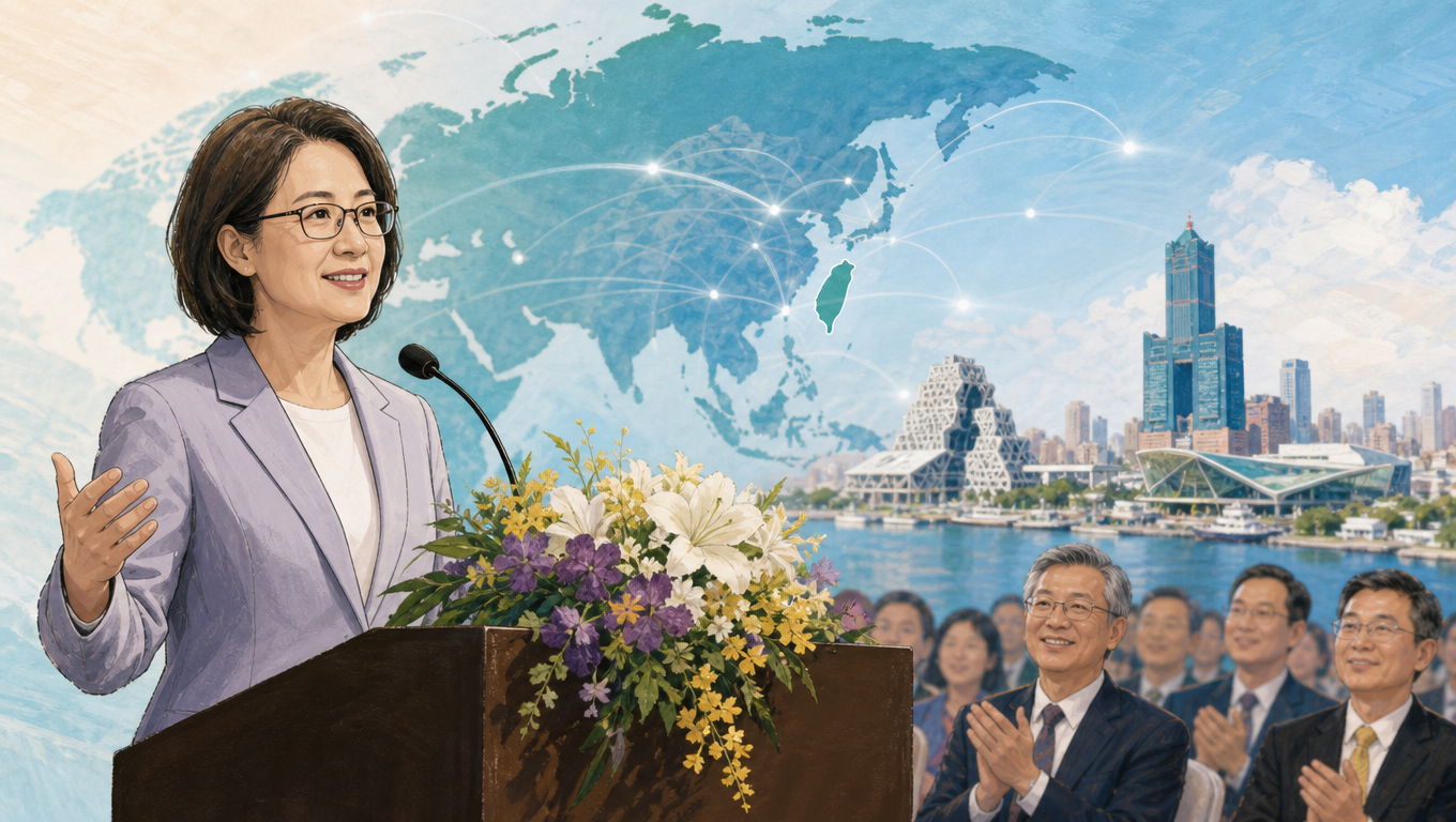 蕭美琴副總統出席世界台灣商會聯合總會年會 肯定臺商連結世界貢獻