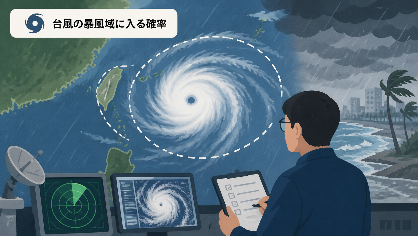 颱風暴風圈侵襲機率受關注 具體資訊待公布
