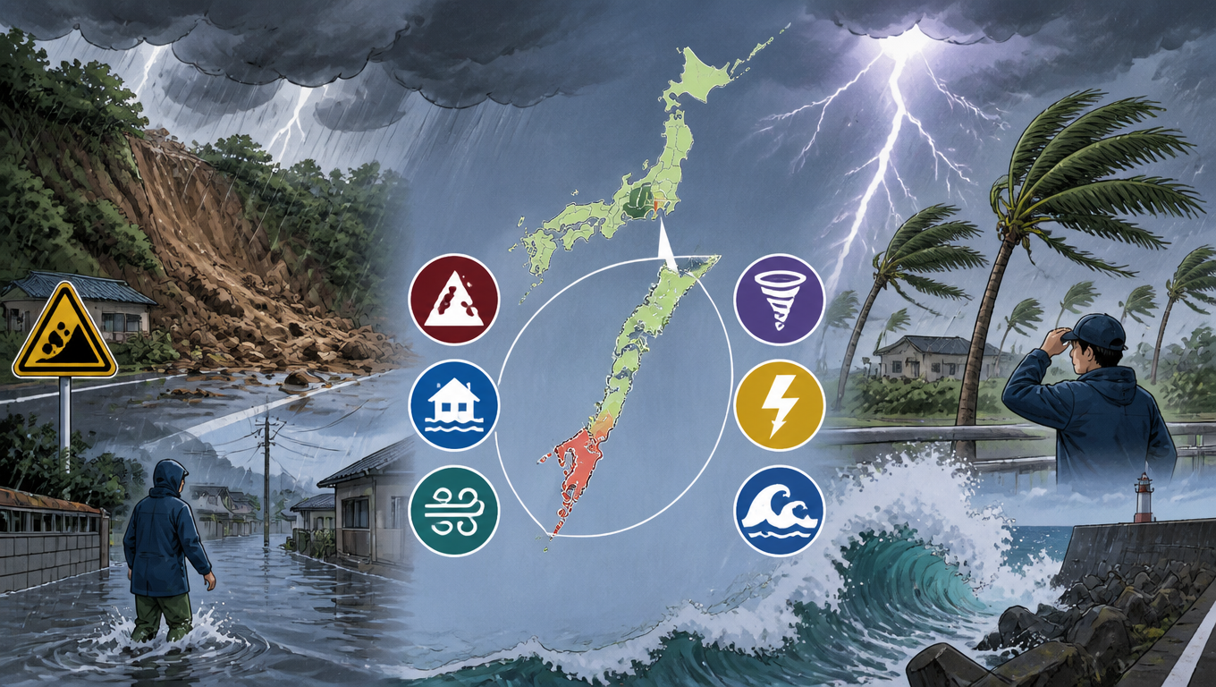 伊豆諸島發布氣象警報 南部地區需防土石流與強風