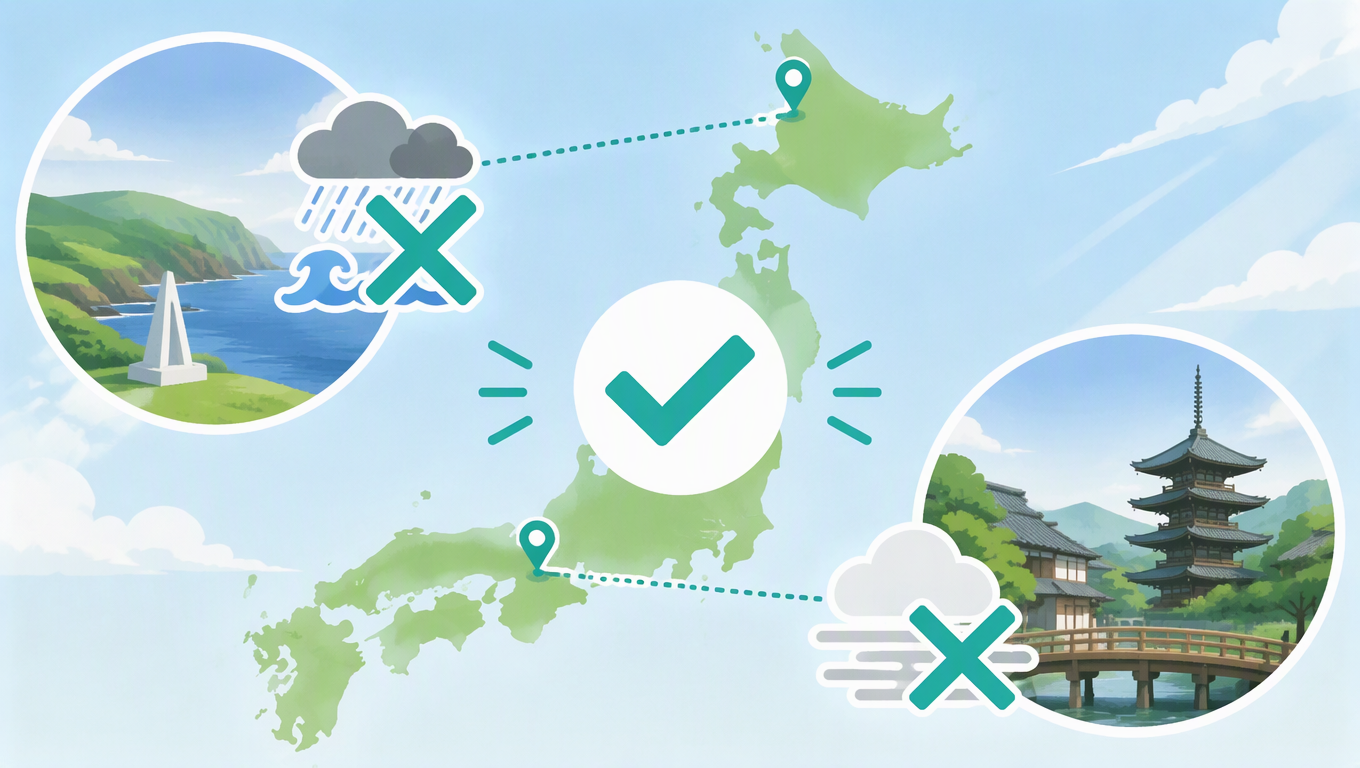 宗谷地方與京都府多項氣象注意報解除