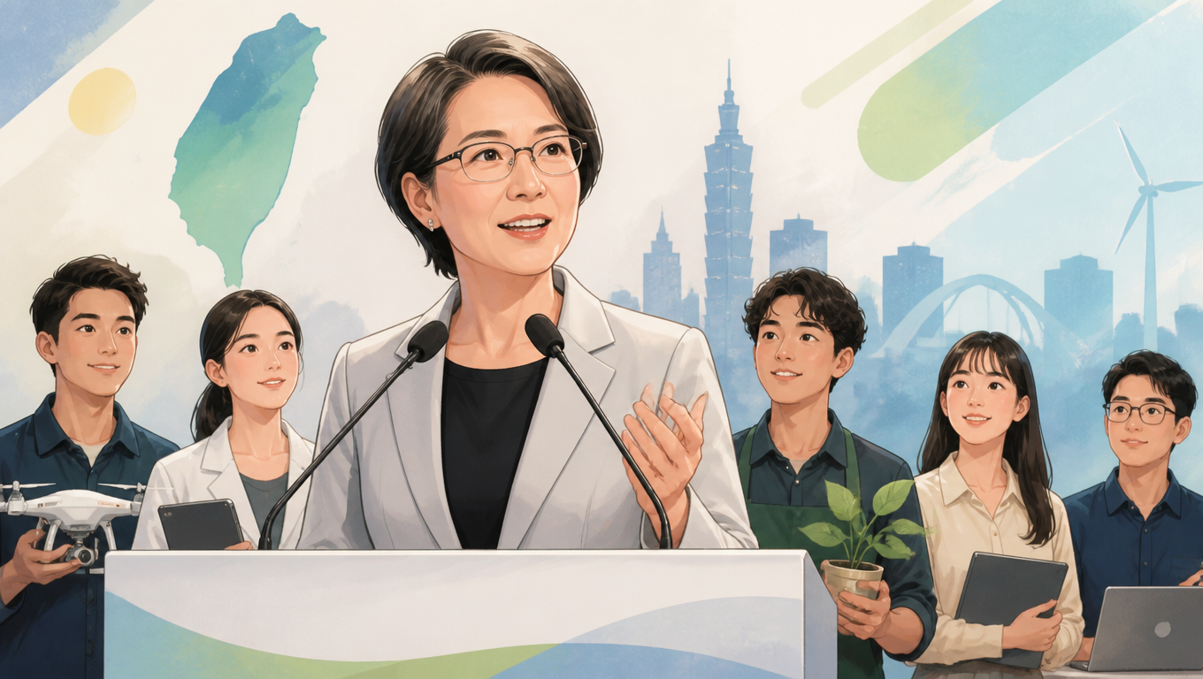 蕭美琴副總統出席第64屆十大傑出青年公布記者會 肯定青年展現「韌性」與「創新」